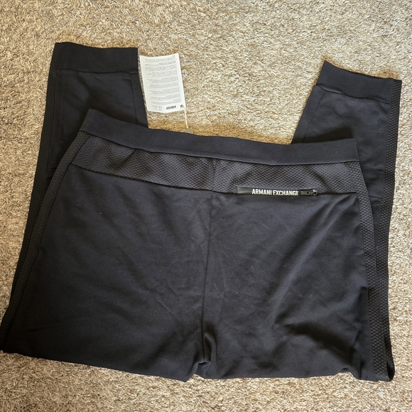 Armani Exchange Authentic Black Performance Joggers Men's Size XXL - Picture 4 of 9